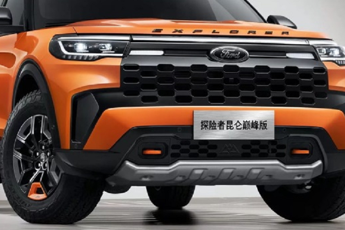 Ford Explorer Kunlun Peak Edition 2023, ham ho nhung day 