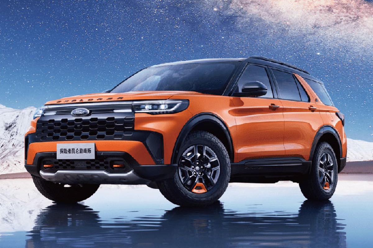 Ford Explorer Kunlun Peak Edition 2023, ham ho nhung day 