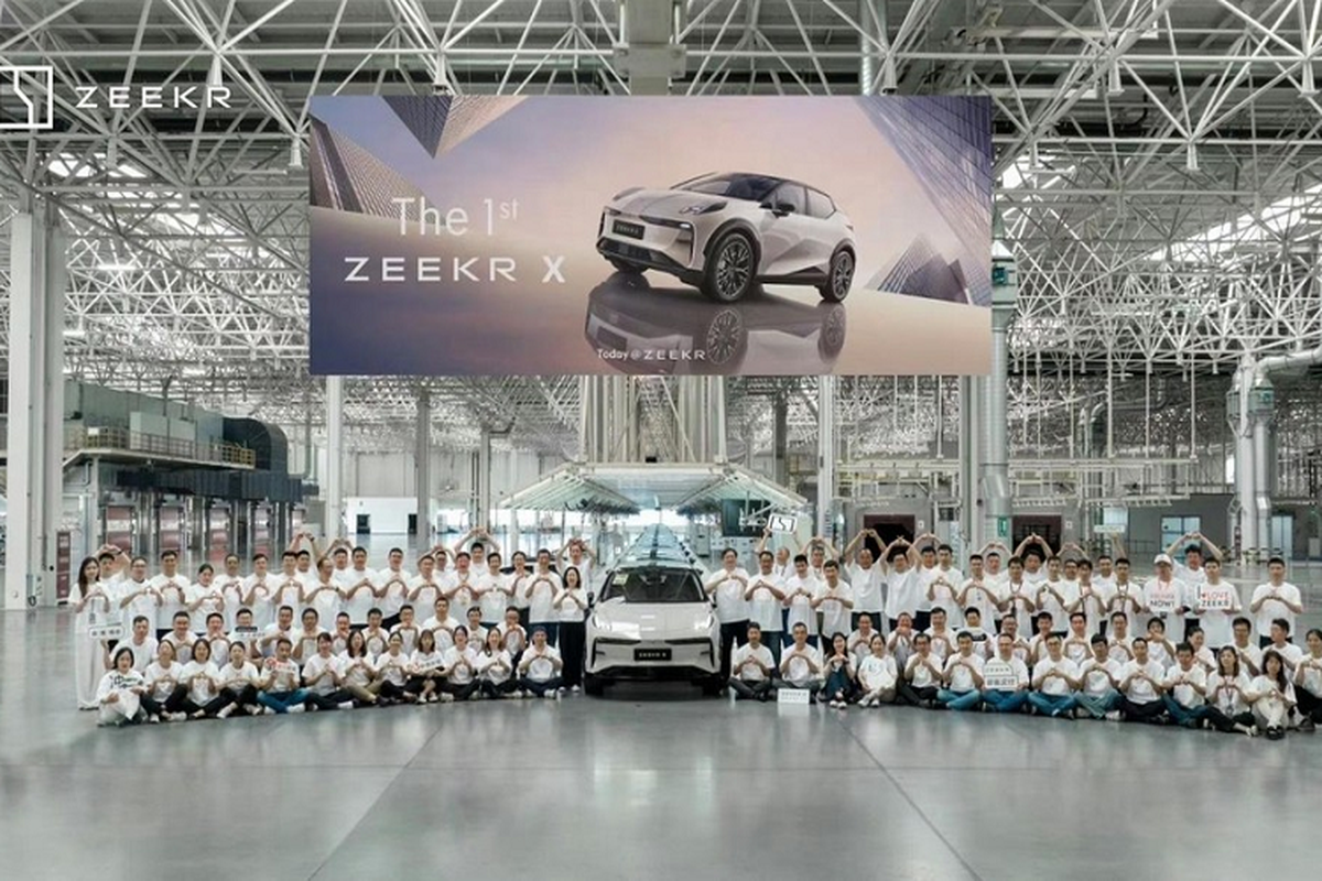 Zeekr X 2023 cua Geely chay 560km/lan sac, tu 624 trieu dong