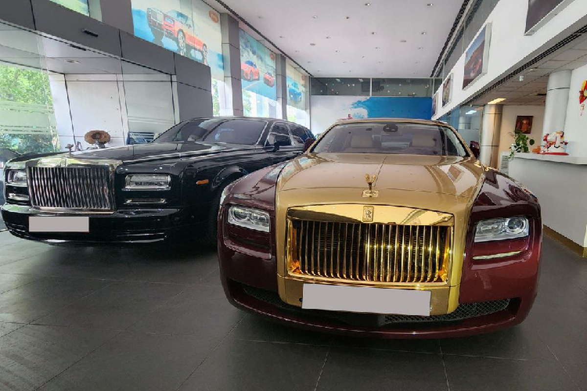 Rolls Royce Ghost Mạ Vàng Của Trịnh Văn Quyết đã Có đại Gia Mua 