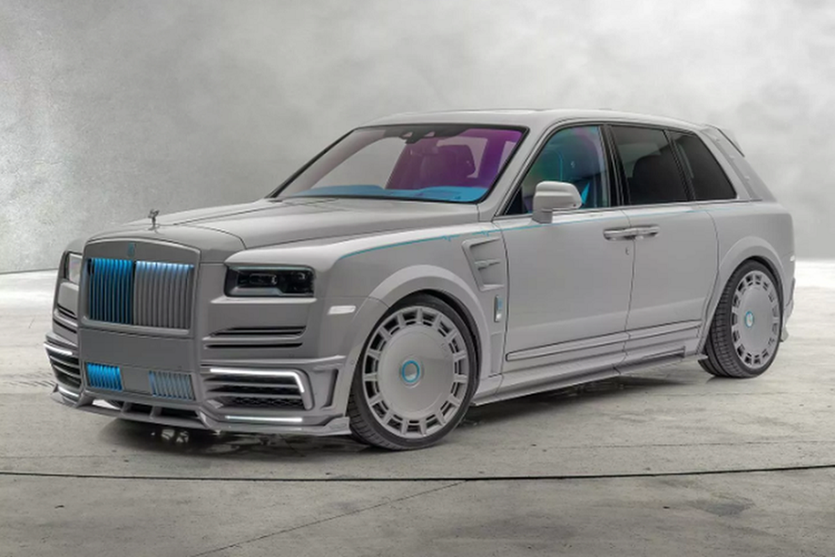 Rolls-Royce Cullinan - SUV sieu sang do Mansory mau xam Nardo 