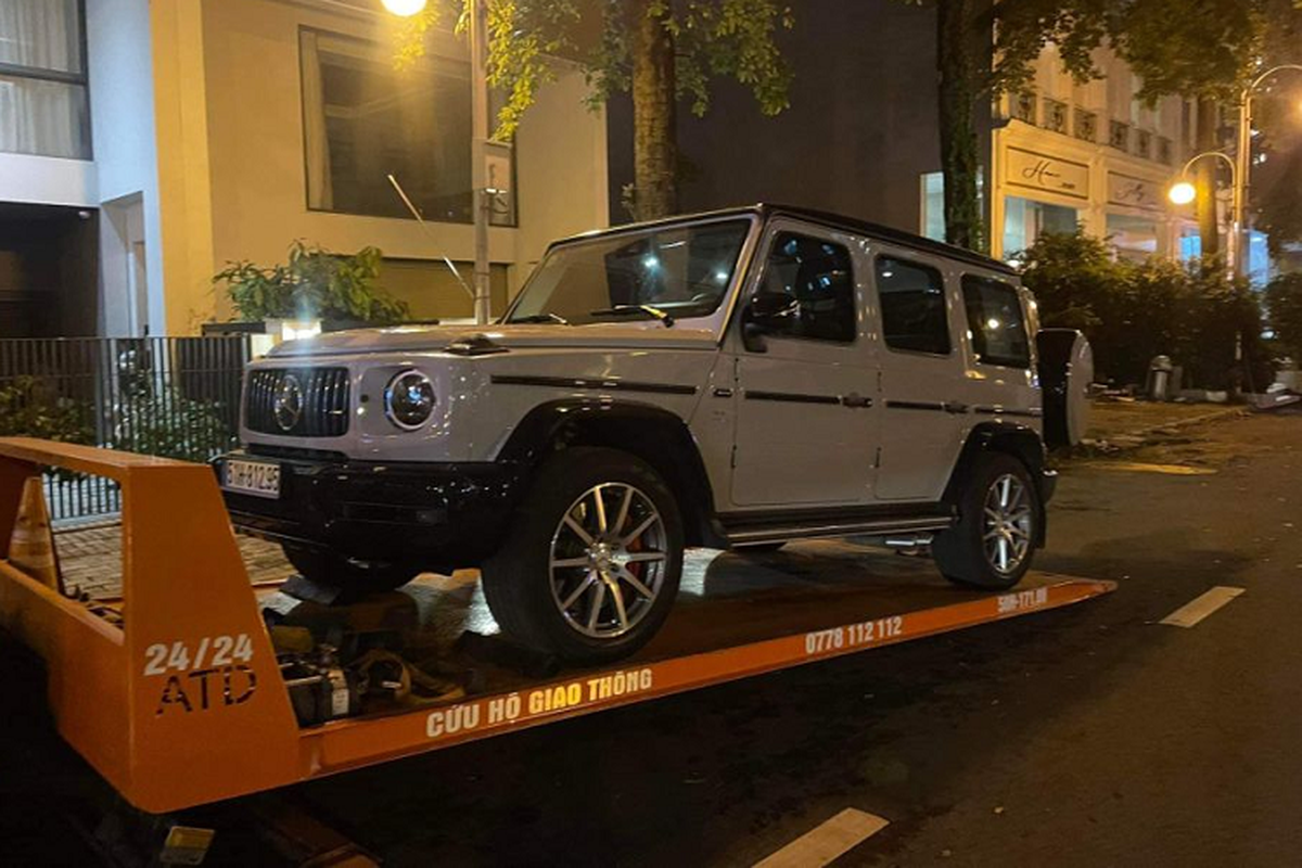 Mercedes-AMG G63 cua Cuong Do La lan banh ra Ha Noi tim khach-Hinh-2