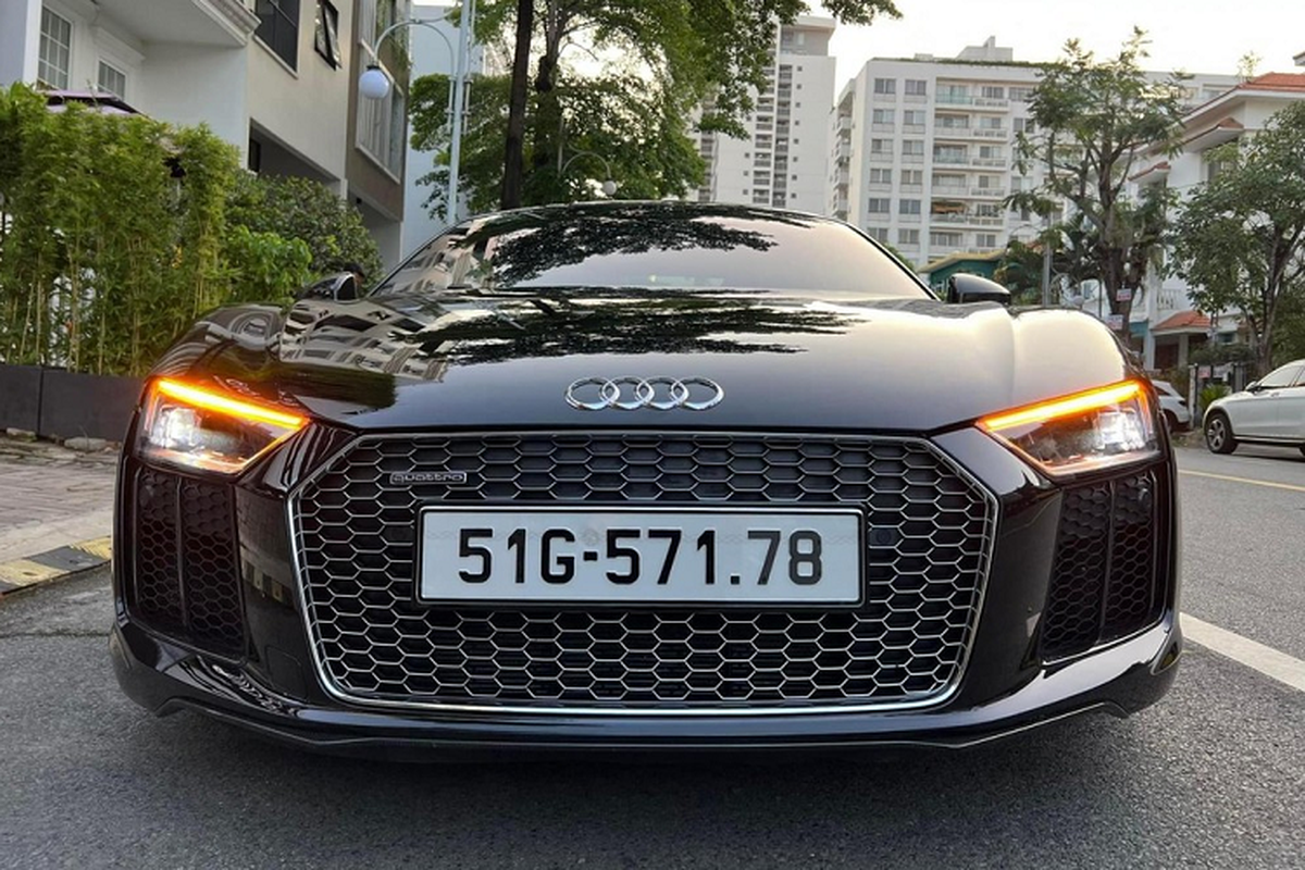 Audi R8 V10 Plus tai Viet Nam chay 5 nam, chu xe lo 7 ty dong