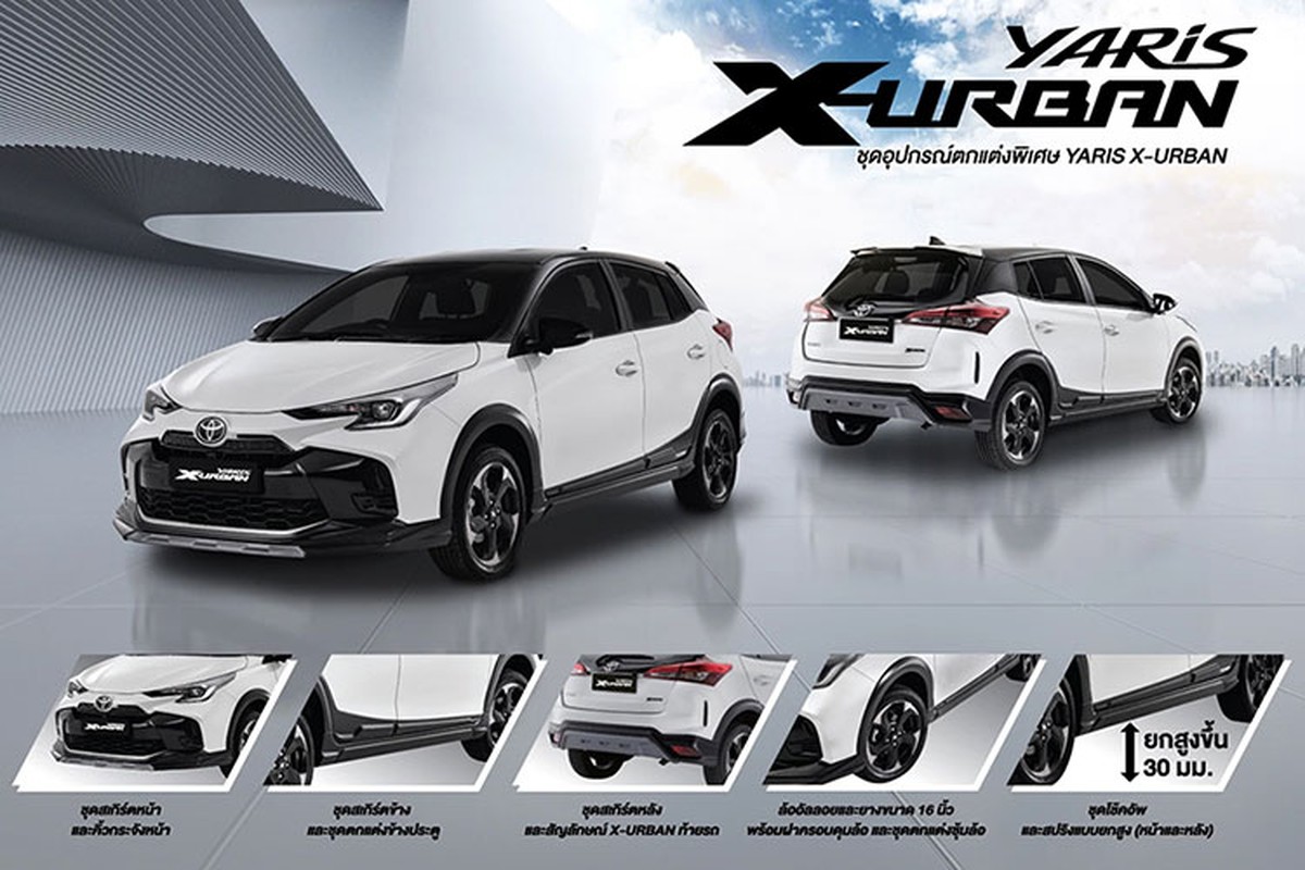 Toyota Yaris X-Urban 2023 ban gam cao “gia SUV” tu 410 trieu dong