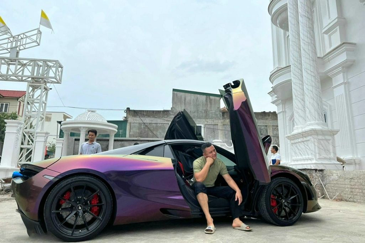 Thuc hu thanh nien 2k5 Nghe An tau McLaren 720S Spider hon 20 ty?