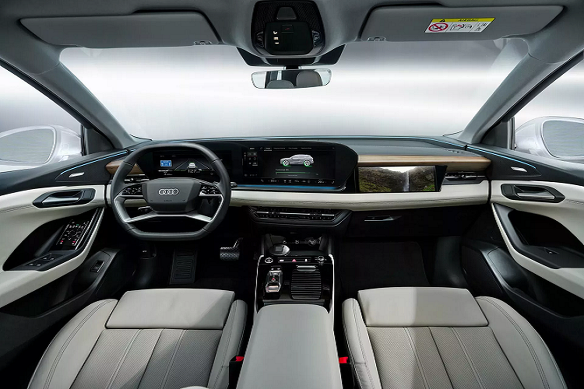 Audi Q6 E-Tron 2025 ra mat, khung gam Porsche va noi that “lot xac“-Hinh-4