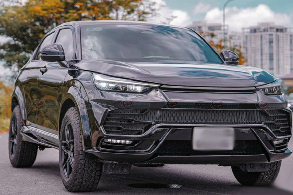 Xem tho do Viet “ho bien” Honda HR-V thanh sieu SUV Lamborghini Urus