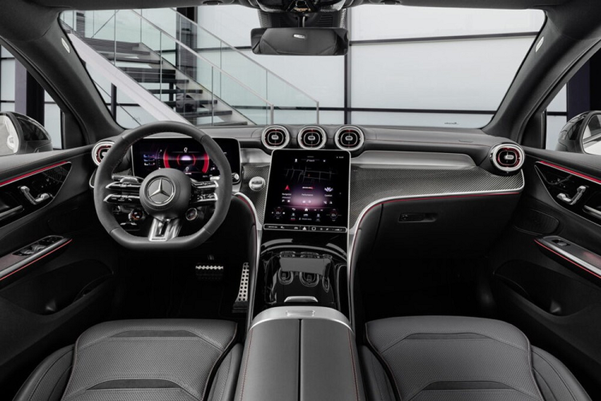 Mercedes-AMG GLC Coupe 2024 may 4 xi-lanh, “nho nhung co vo“-Hinh-2
