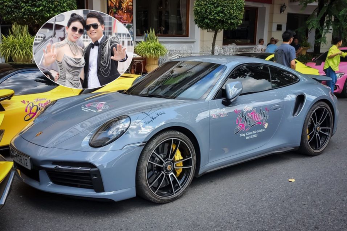 Ngam sieu pham Porsche 911 Turbo S hon 16 ty cua Hoang Kim Khanh