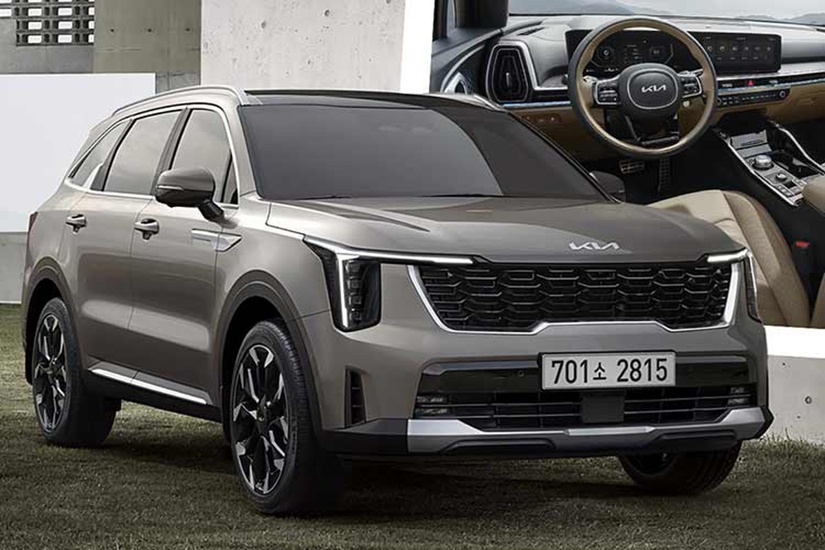 Kia Sorento 2025 new electric car that captivates before its release date-Picture-9