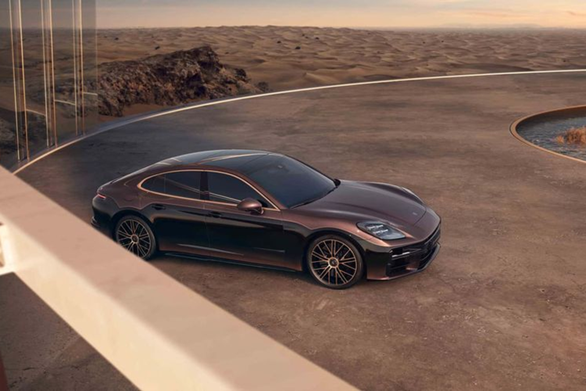 Porsche Panamera 2024 ban dac biet, lop son dat tu vang that 100%-Hinh-2