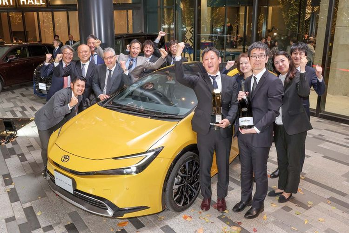 The new generation Toyota Prius won the 2024 car of the year award in