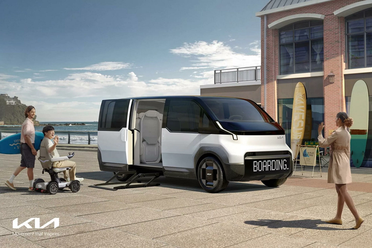 Kia gioi thieu loat PV Electric Van Concept dien co the bien hinh-Hinh-3