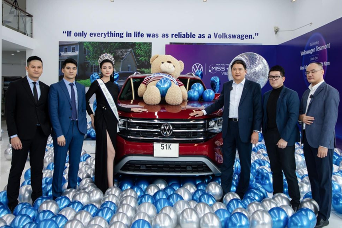 Hoa hau Hoan vu Viet Nam 2023 nhan thuong Volkswagen Teramont gan 2,5 ty