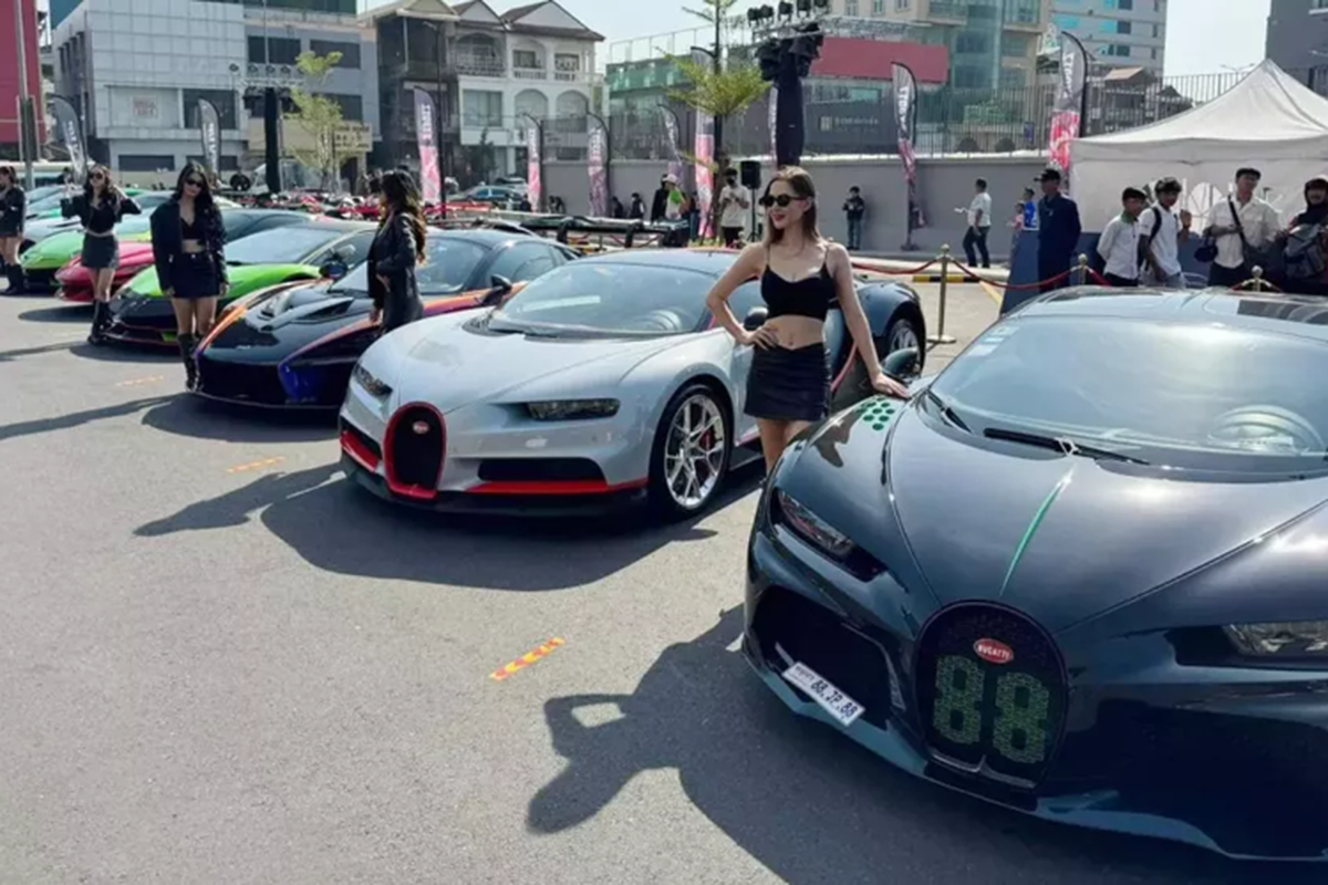 McLaren Senna cua Hoang Kim Khanh do dang Bugatti Chiron 