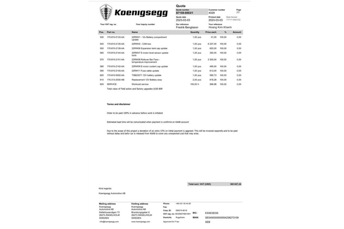 Koenigsegg Regera cua Hoang Kim Khanh bao duong het gan 9 ty dong-Hinh-2