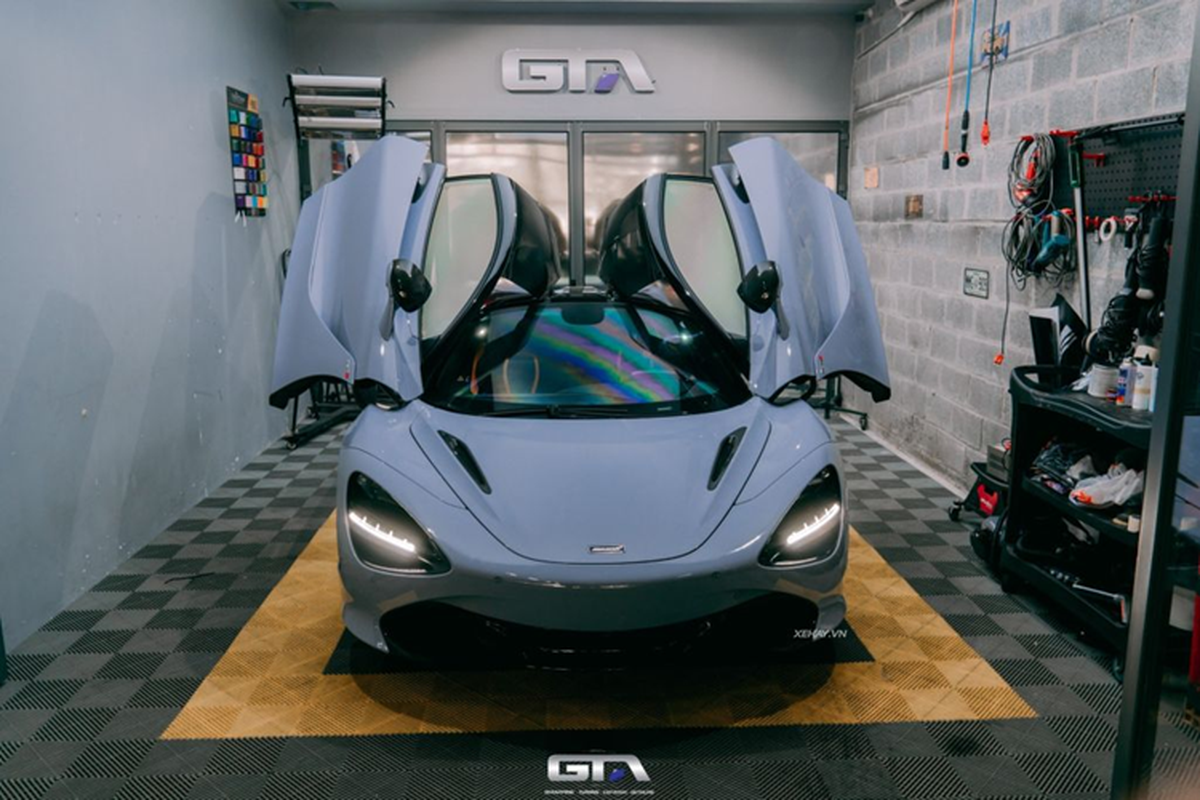 Sieu xe McLaren 720S mau xam doc nhat Viet Nam “thay ao” moi-Hinh-2