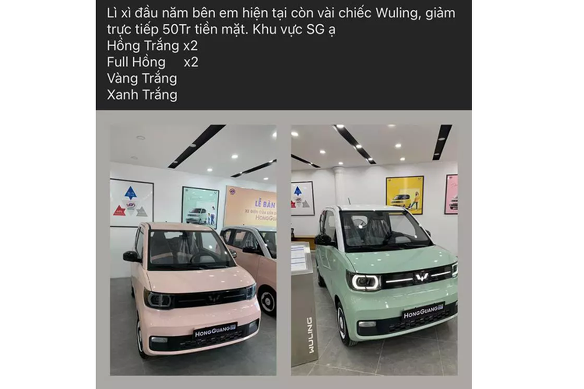 Wuling Hongguang Mini EV re nhat Viet Nam e am, giam toi 50 trieu-Hinh-3