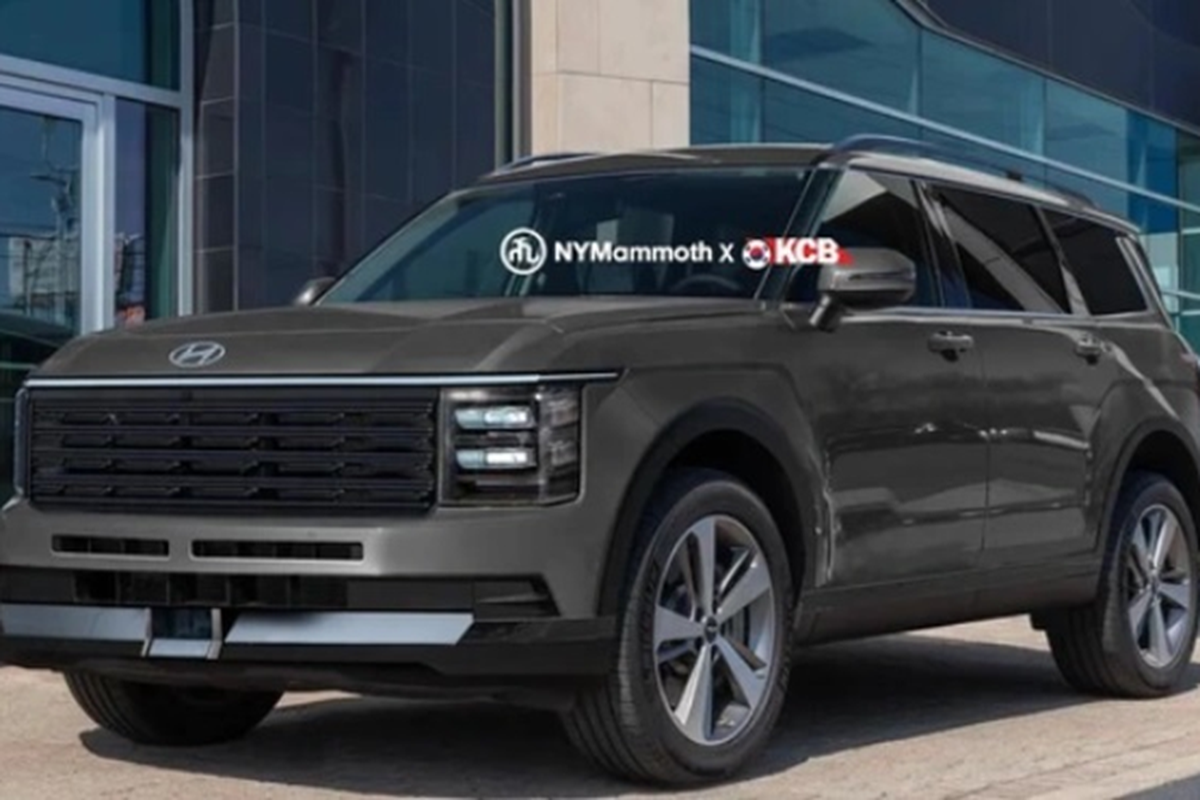 Hyundai Palisade 2025 bat ngo lo noi that, nhieu chi tiet giong SantaFe moi