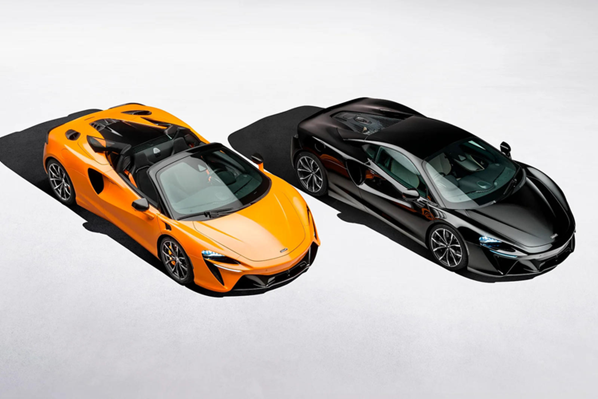 McLaren Artura Spider tu 6,9 ty dong, chay 33 km khong 