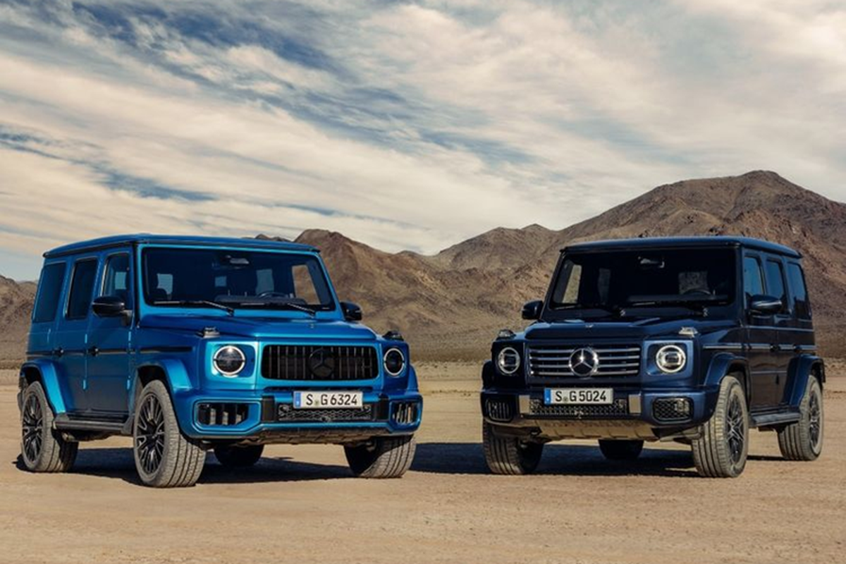 Mercedes-Benz G-Class 2025 nang cap, them dong co hybrid 