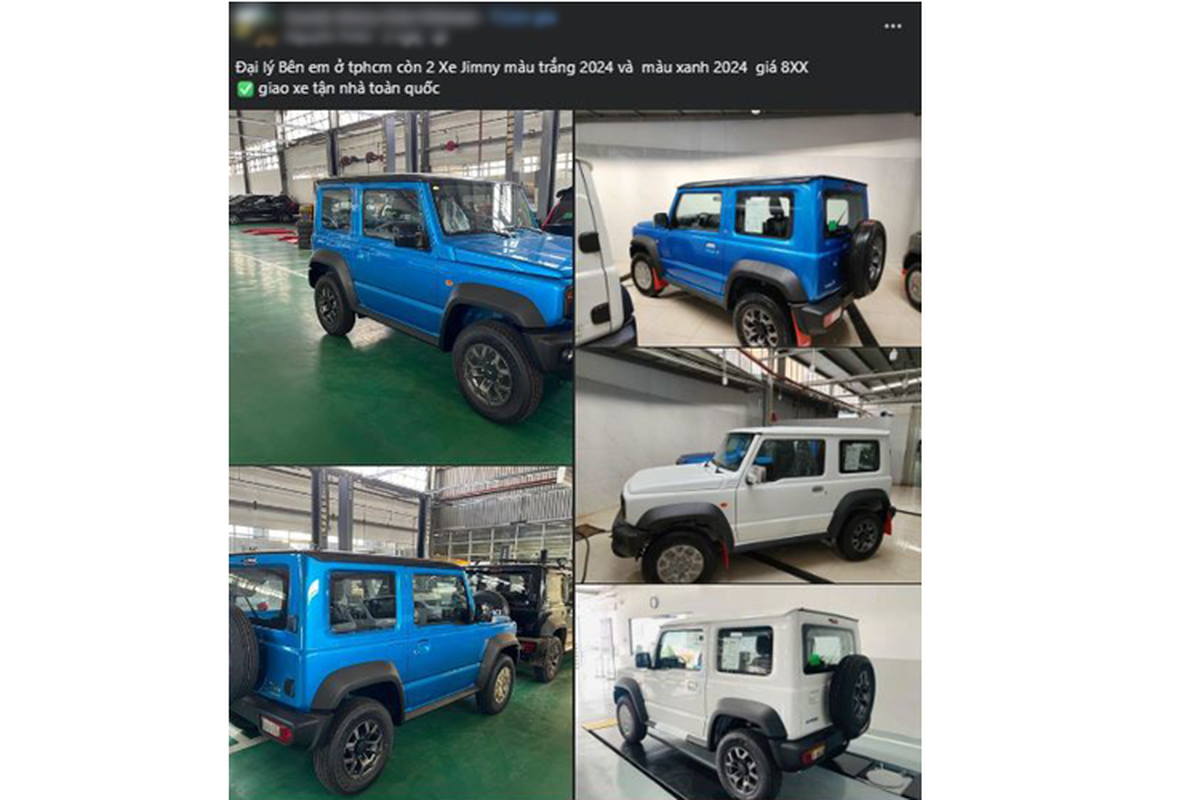 Suzuki Jimny 2024 o at ve dai ly VIet, gia khoang 799 trieu dong-Hinh-4