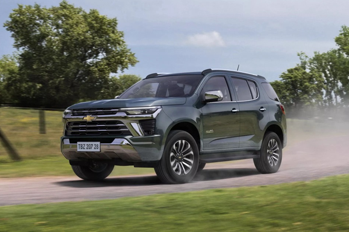 Chevrolet Trailblazer 2025 nang cap moi, co gi de dau Toyota Fortuner