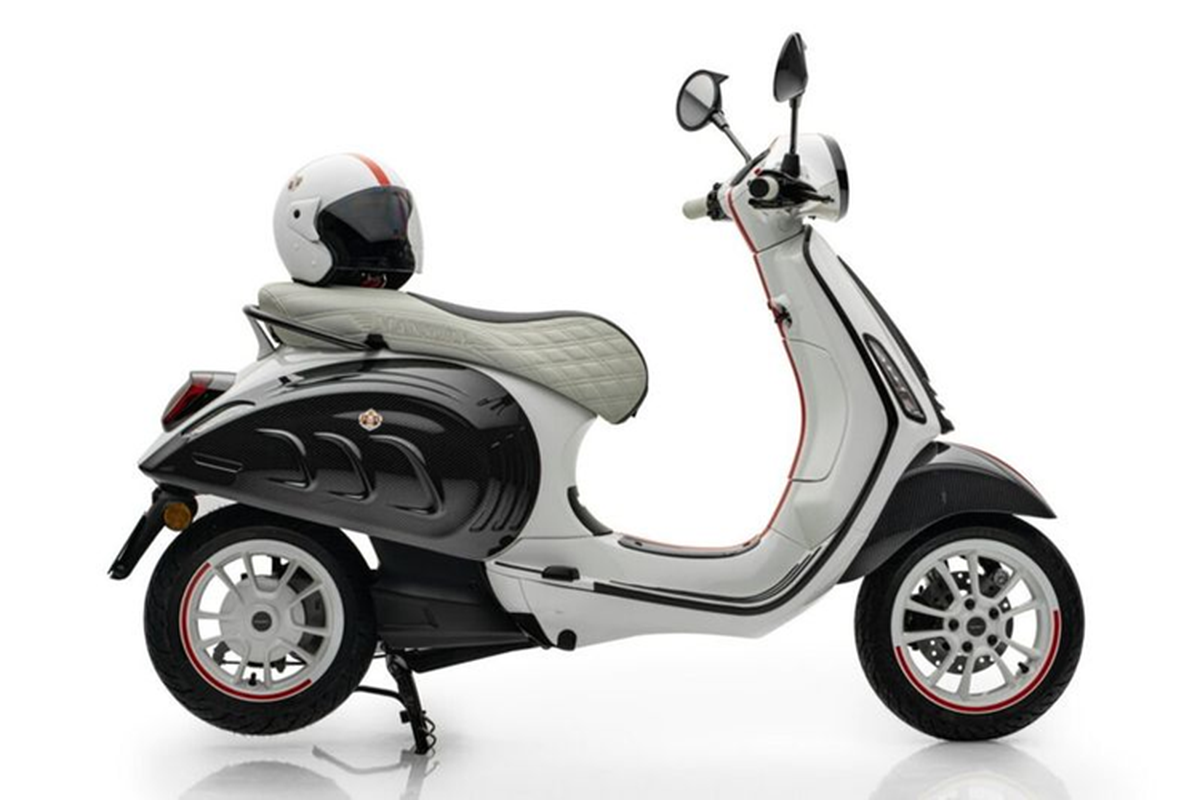 Chi tiet Vespa Elettrica - cuc pham 2 banh gioi han cua Mansory-Hinh-4