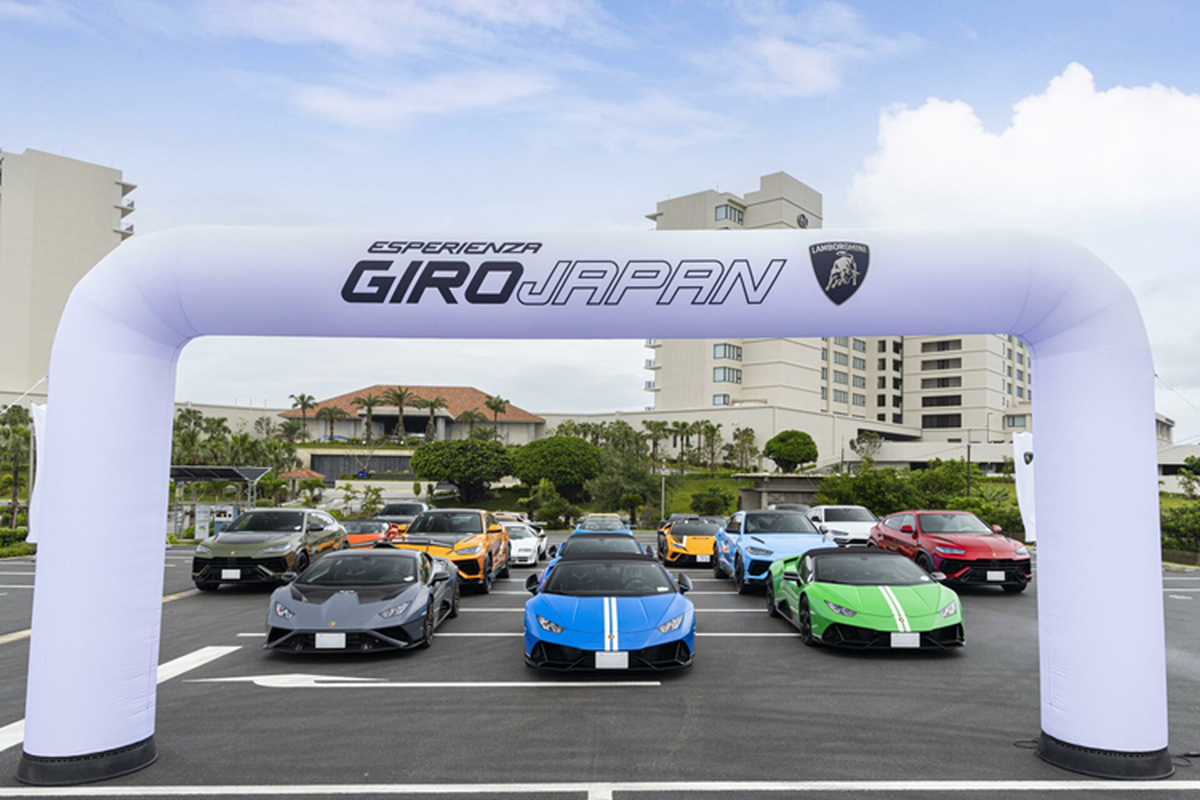 Ngam dan “sieu bo” tai Lamborghini Esperienza Giro Japan 2024-Hinh-3