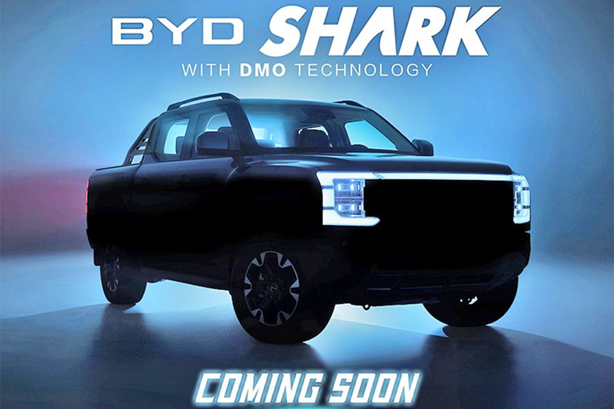 BYD Shark 2024 chot lich ra mat - ban tai dien 