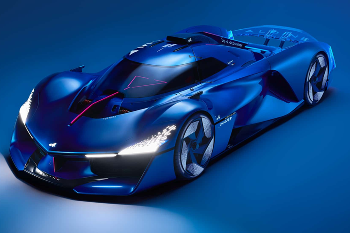 Alpine Alpenglow Hy4 – mau sieu xe hypercar chay nhien lieu Hydro