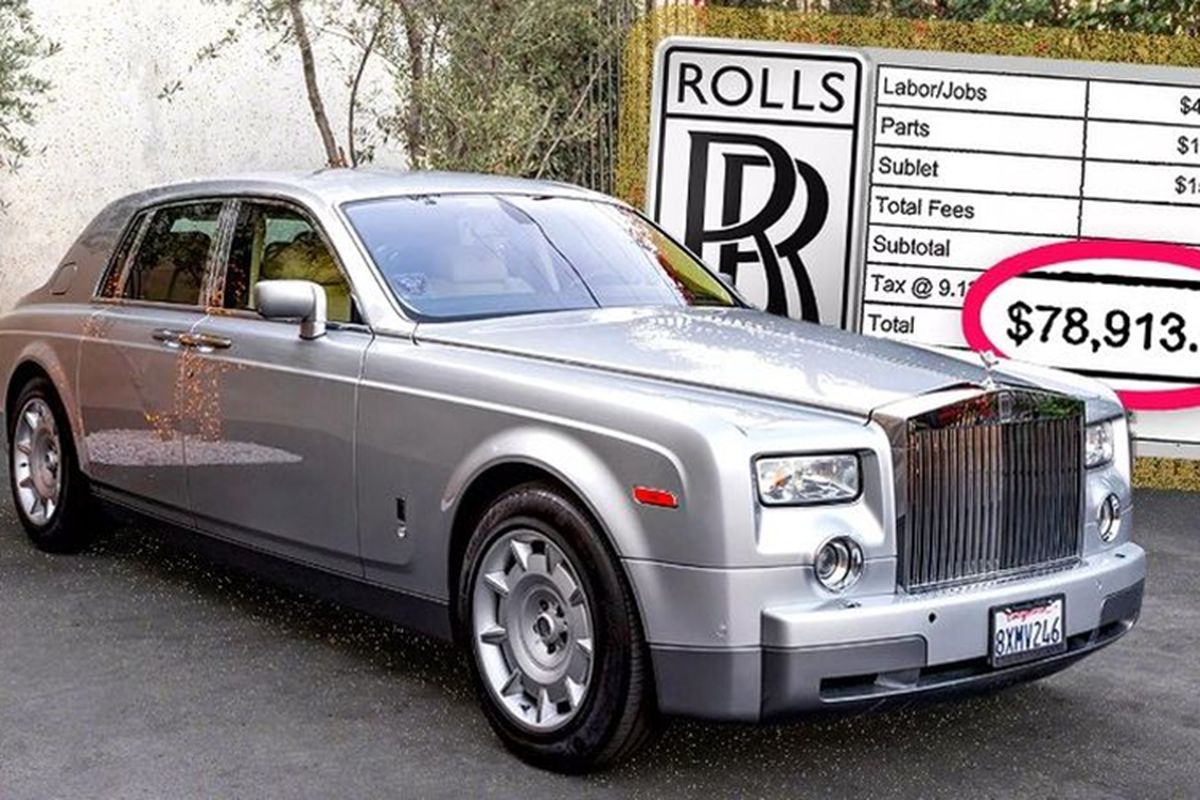 Rolls-Royce Phantom cu gia re, nhung hoa don sua chua “nga ngua”