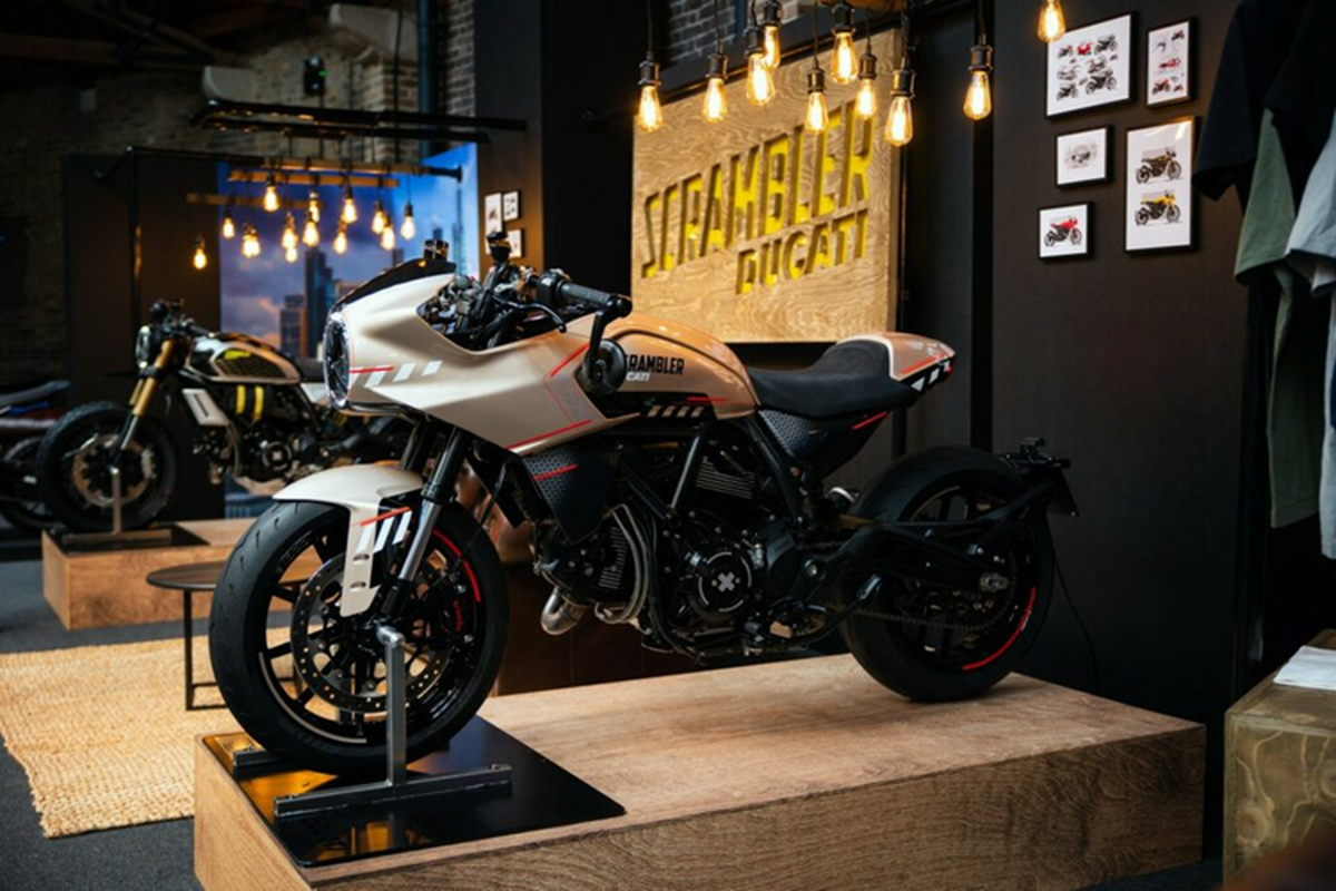 Ducati mang bo doi Scrambler den su kien London Bike Show 2024-Hinh-2