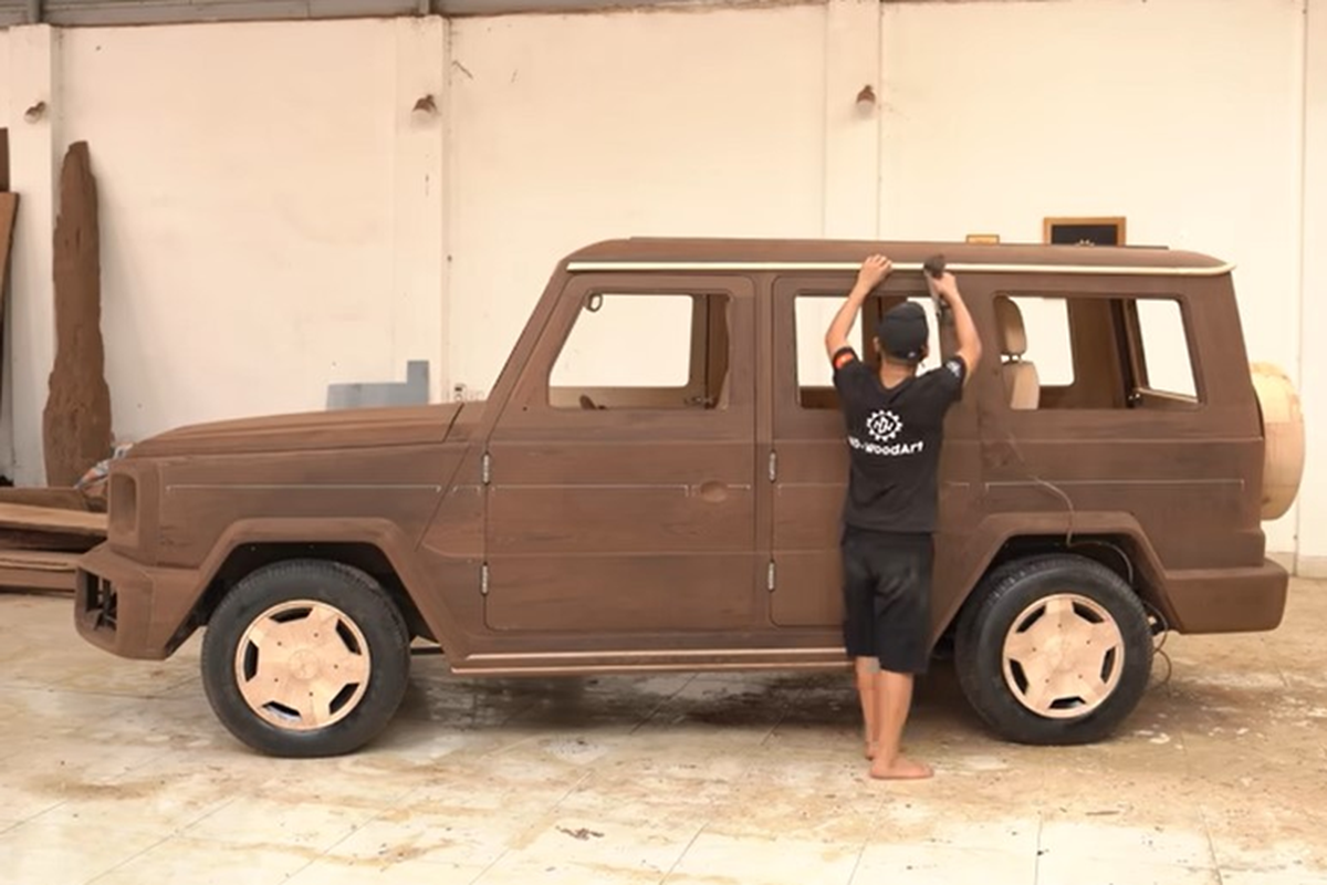 Tan thay Mercedes-AMG G63 bang go nhu 