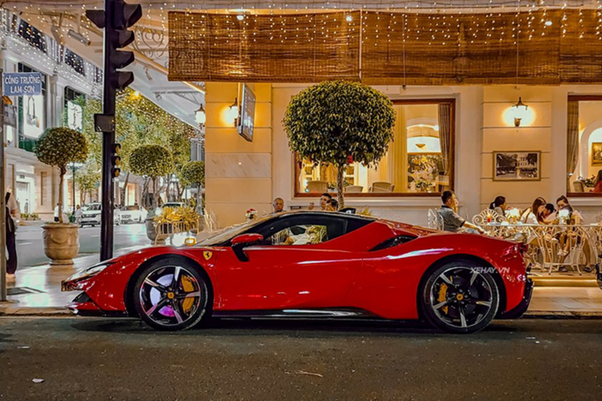 Ferrari SF90 Stradale bi an nhat Viet Nam ra bien NG, khoang 19 ty-Hinh-7