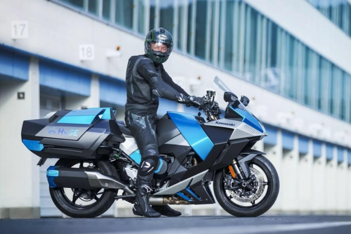 Kawasaki thu nghiem sieu moto Ninja H2 chay nhien lieu 