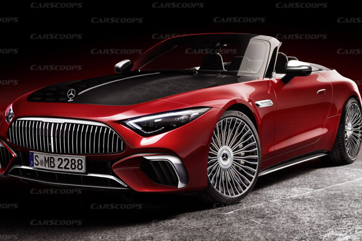 Mercedes-Maybach SL-Class 2025 lo dien 