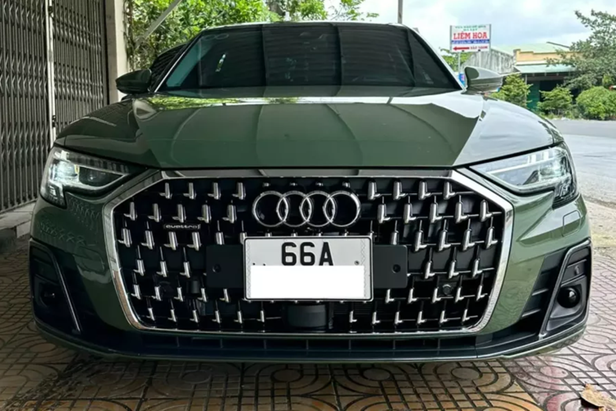 Audi A8L cua dai gia Dong Thap mua 1 thang, lo hon 1 ty dong