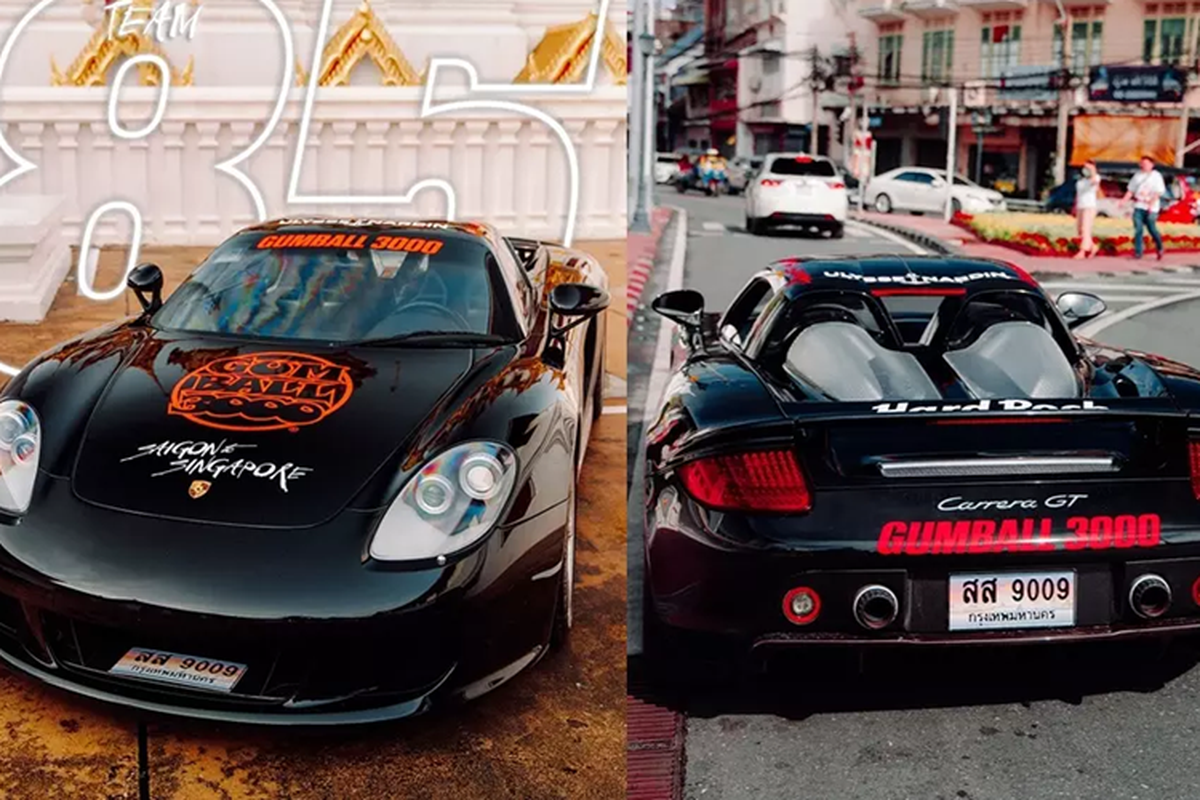 Nhung chiec Porsche dac sac gop mat tai Gumball 3000 2024