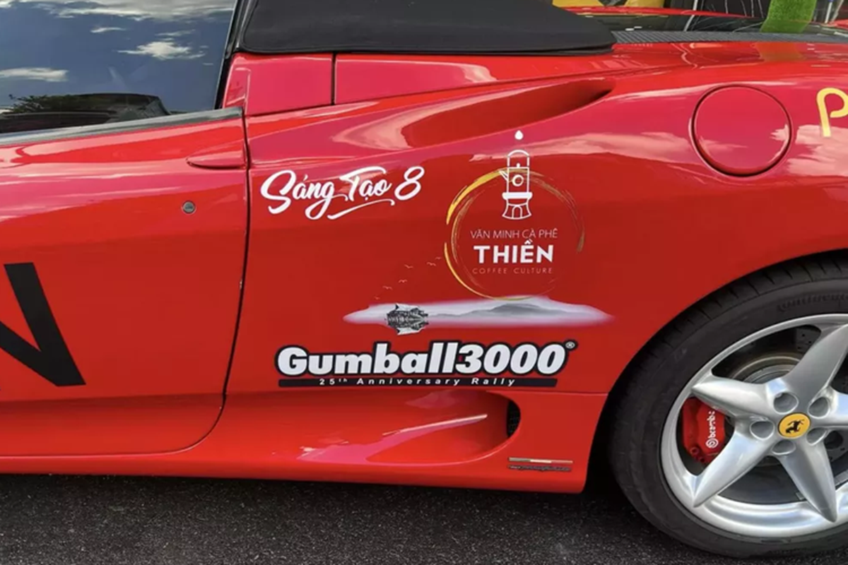 “Qua” Vu mang cap Ferrari 360 Spider tien ty toi Gumball 3000 2024-Hinh-3