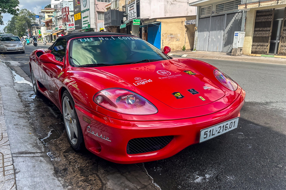 “Qua” Vu mang cap Ferrari 360 Spider tien ty toi Gumball 3000 2024-Hinh-6