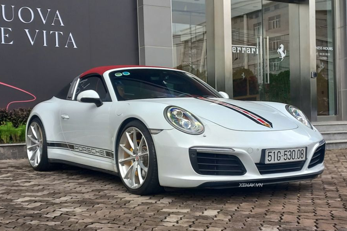 “Tom gon” Porsche 911 Targa 4S gan 9 ty, hang hiem tai Sai Gon