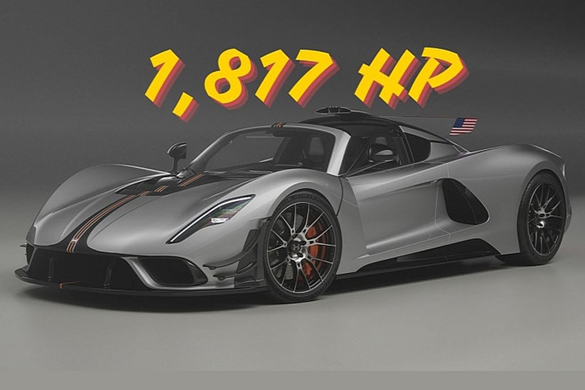 View - 	Hennessey Venom F5-M - siêu xe số sàn có giá hơn 61 tỷ đồng