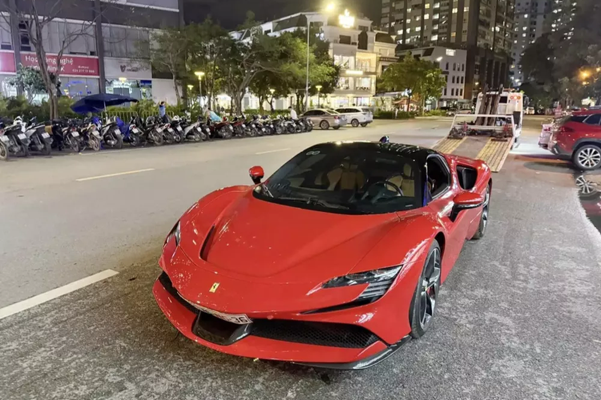 Ferrari SF90 Stradale cua chong cu Le Quyen ban 23 ty ve Ha Noi