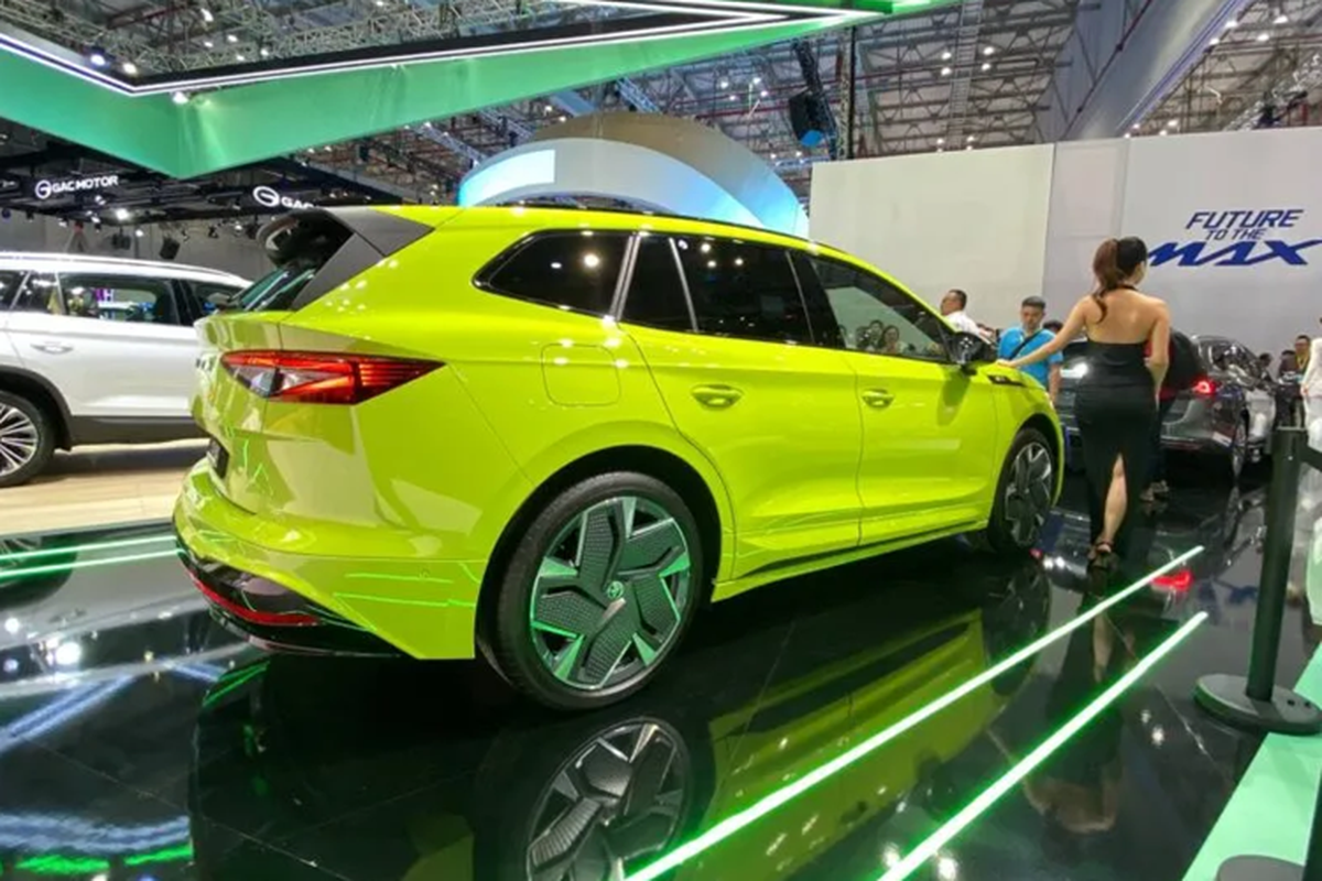 Skoda Enyaq iV chay 500 km/lan sac, sap lap rap tai Viet Nam-Hinh-11