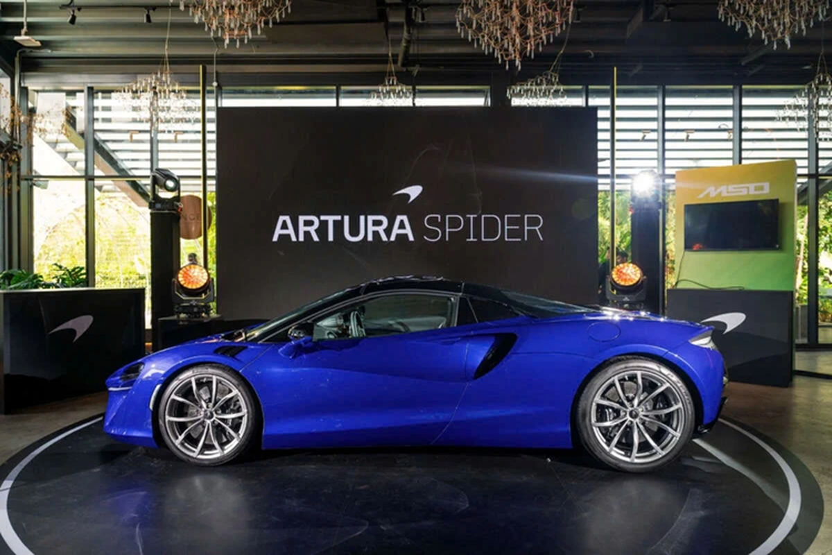 McLaren Artura Spider bac ty ve Viet Nam, 