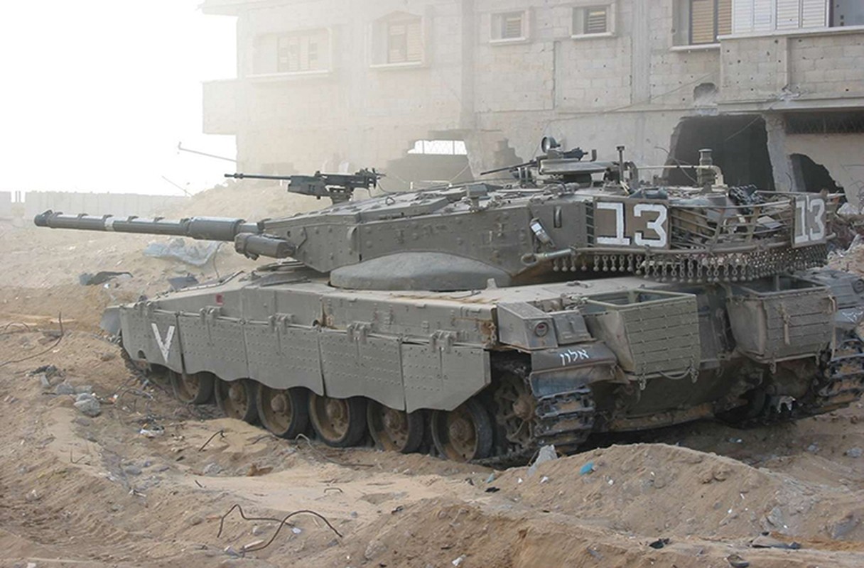 Tuong tan xe tang Merkava Mk II Israel moi cho nghi huu-Hinh-7
