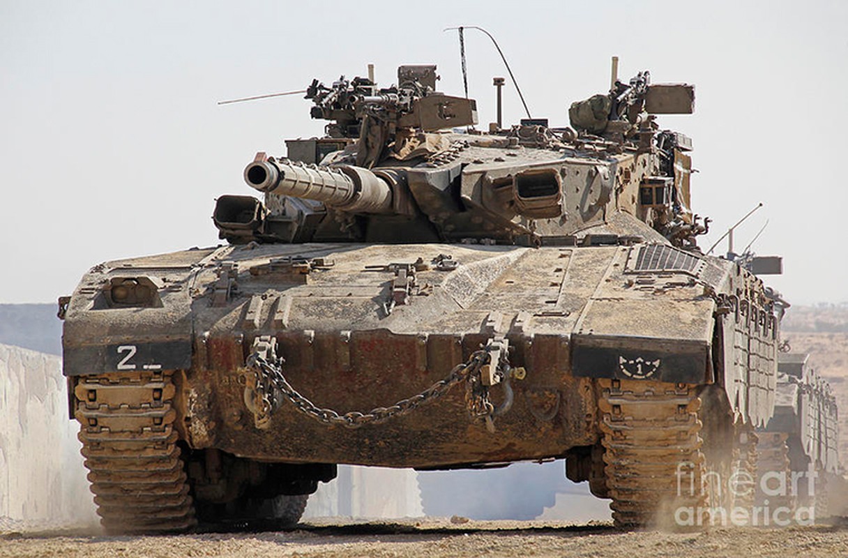 Tuong tan xe tang Merkava Mk II Israel moi cho nghi huu