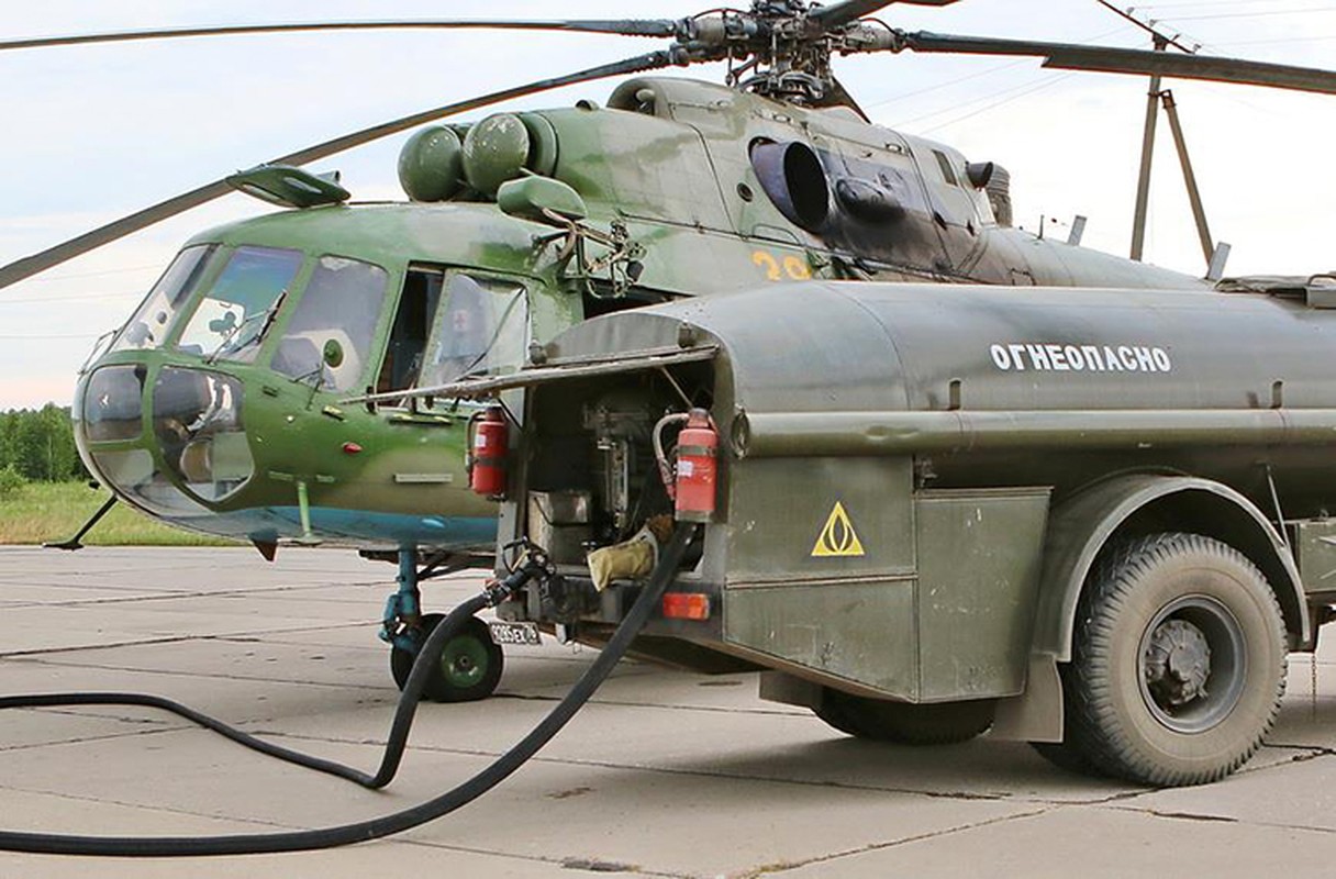 Muc kich phi cong Nga bay huan luyen truc thang Mi-8