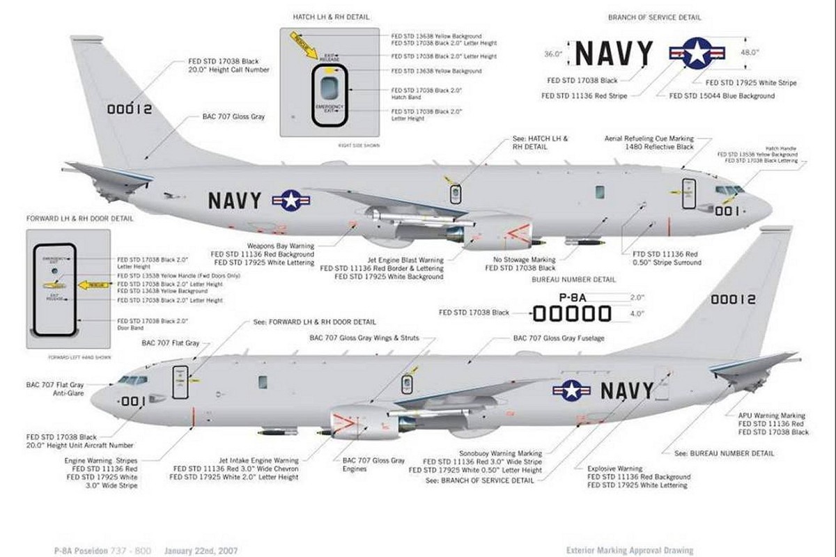 Cach may bay tuan tra san ngam P-8 Poseidon 